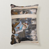 エドガーデガス – 女性オンカフェテラス夕べ アクセントクッション (正面(垂直))