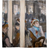 エドガーデガス – 女性オンカフェテラス夕べ シャワーカーテン (正面)