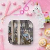 エドガーデガス – 女性オンカフェテラス夕べ ペーパープレート (パーティー)