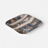 エドガーデガス – 女性オンカフェテラス夕べ ペーパープレート (傾斜あり)