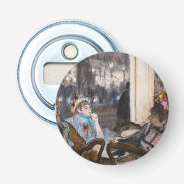 エドガーデガス – 女性オンカフェテラス夕べ 栓抜き