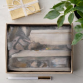 エドガーデガス – 女性オンカフェテラス夕べ 薄葉紙 (ギフト)