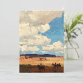 エドガーペインの「夏の雲」西部芸術作品 招待状 (スタンド正面)