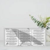 エドガーポー 鴉 招待状 (スタンド正面)