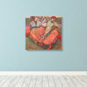 エドガール・デガスの「ロシアの3人のダンサー」 キャンバスプリント (インサイチュ (ウッドフロア))