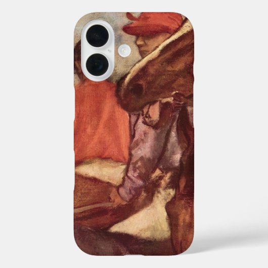エドガール・ドガの競馬騎手、ヴィンテージ競馬アート Case-Mate iPhoneケース (裏面)