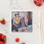 エドガール・ドガ - 　アイロンをかける女たち スタンダードカクテルナプキン (インサイチュ)