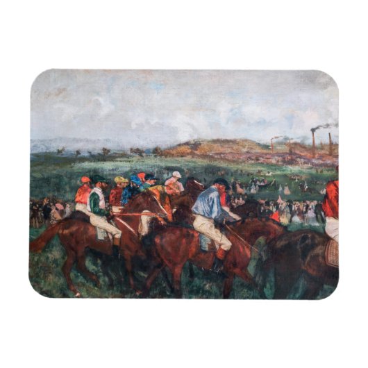 エドガール・ドガ - ジェントルマンズレース マグネット (横)