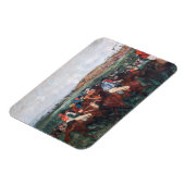 エドガール・ドガ - ジェントルマンズレース マグネット (左側)