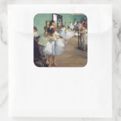 エドガール・ドガ - ダンス教室 スクエアシール (バッグ)