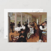 エドガール・ドガ - ニューオーリンズの綿花事務所 1873 ポストカード (正面/裏面)