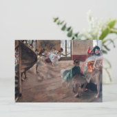 エドガール・ドガ - リハーサル 招待状 (スタンド正面)