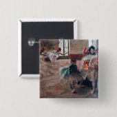 エドガール・ドガ - リハーサル 缶バッジ (正面&裏面)