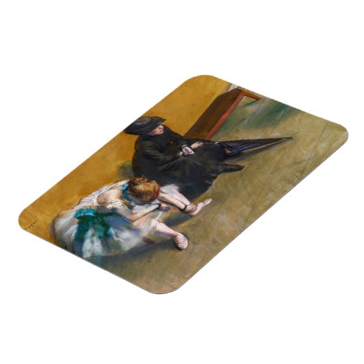 エドガール・ドガ - 待ちわびて マグネット (左側)