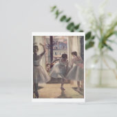 エドガール・ドガ - 練習室の3人のダンサー 1873 ポストカード (スタンド正面)