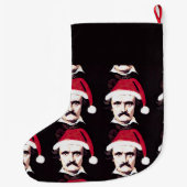 エドガー・アラン・ポーのクリスマスストッキングパーソナライズされた- ラージクリスマスストッキング (裏面)