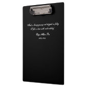 エドガー・アラン・ポーのクリップボードの引用文及び詩だけ クリップボード (左)