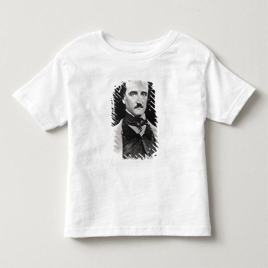 エドガー・アラン・ポーのポートレート トドラーTシャツ (正面)