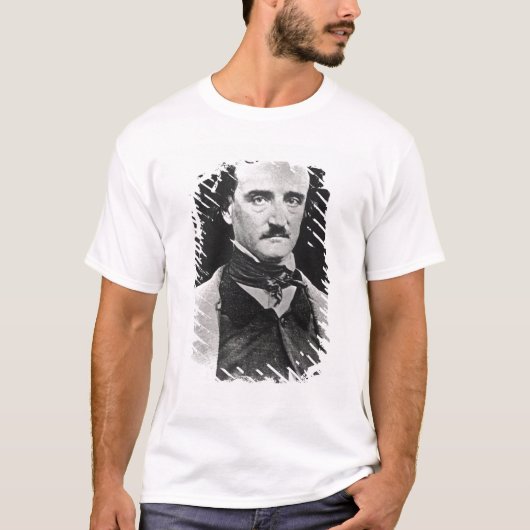 エドガー・アラン・ポーのポートレート Tシャツ (正面)
