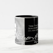 エドガー・アラン・ポーのマグ ツートーンマグカップ (中央)