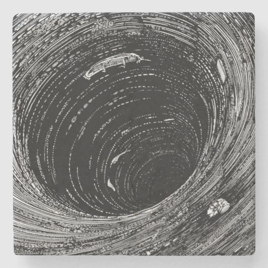 エドガー・アラン・ポーのマーストロームへの降下 ストーンコースター (正面)