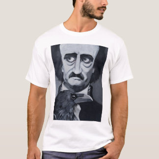 エドガー・アラン・ポーのワタリガラスのティー Tシャツ