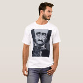 エドガー・アラン・ポーのワタリガラスのティー Tシャツ (正面フル)