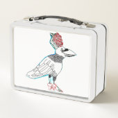 エドガー・アラン・ポーのワタリガラス メタルランチボックス (裏面)