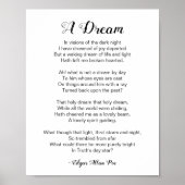 エドガー・アラン・ポーの夢詩 ポスター (正面)