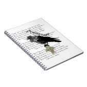 エドガー・アラン・ポーの大烏 ノートブック (右側)