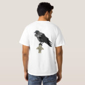 エドガー・アラン・ポーの大烏 Tシャツ (裏面フル)