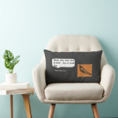 エドガー・アラン・ポーの睡眠の枕 ランバークッション (椅子)