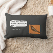 エドガー・アラン・ポーの睡眠の枕 ランバークッション (ブランケット)