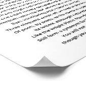 エドガー・アラン・ポーの詩のバレンタイン ポスター (角)