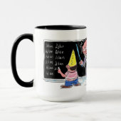 エドガー・アラン・ポーの"劣等生"のマグ マグカップ (左)