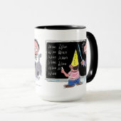 エドガー・アラン・ポーの"劣等生"のマグ マグカップ (正面右)