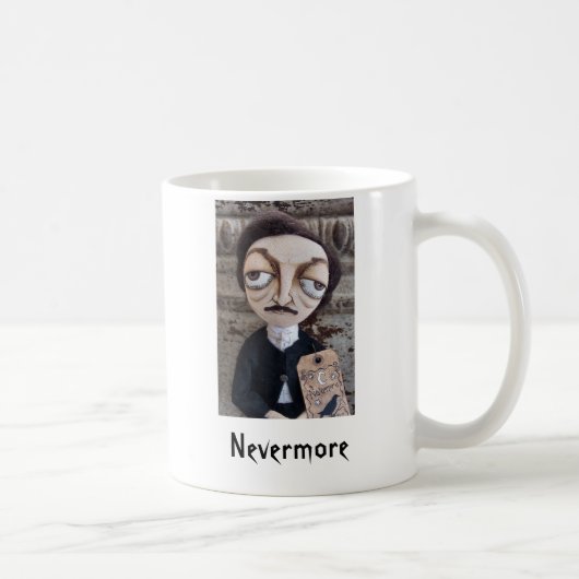 エドガー・アラン・ポーはNevermore襲います コーヒーマグカップ (右)