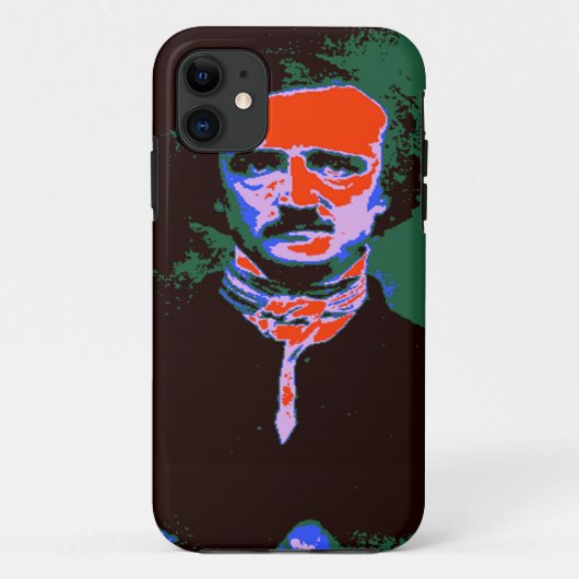 エドガー・アラン・ポーポップ・アートのアート Case-Mate iPhoneケース (裏面)