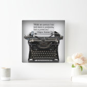 エドガー・アラン・ポー壁時計 スクエア壁時計 (ホーム)