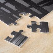 エドガー・アラン・ポー歩くブリッジとレイヴン・バード ジグソーパズル (側面)