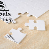 エドガー・アラン・ポー著ワタリガラス ジグソーパズル (側面)