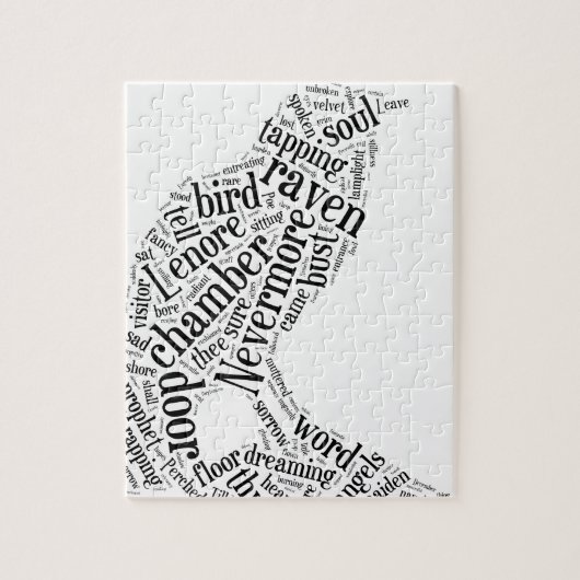 エドガー・アラン・ポー著ワタリガラス ジグソーパズル (縦)