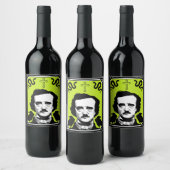 エドガー・アラン・ポー記念日1月19日 ワインラベル (ボトル)