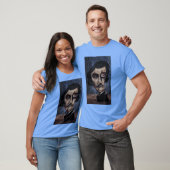 エドガー・アラン・ポー超現実的ゴシックホラーおもしろ Tシャツ (ユニセックス)