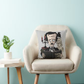 「エドガー・アラン・ポー」の枕 クッション (椅子)