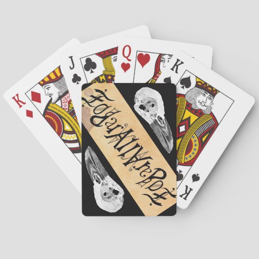 エドガー・アラン・ポー・アンギグラムトランプ トランプ (裏面)