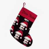 エドガー・アラン・ポー・クリスマスストッキング スモールクリスマスストッキング (正面 (吊り時))