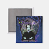 エドガー・アラン・ポー・ゴシック マグネット (正面/裏面)