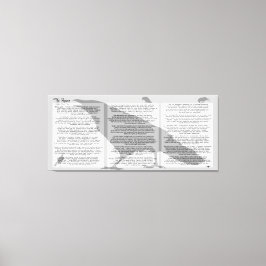 エドガー・アラン・ポー・ザ・レイヴン全詩 キャンバスプリント