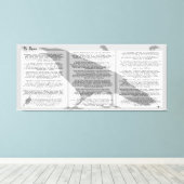 エドガー・アラン・ポー・ザ・レイヴン全詩 キャンバスプリント (インサイチュ (ウッドフロア))